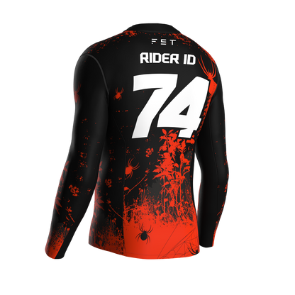HALLOWEEN SEASON MX JERSEY ORANGE - CUSTOM ID