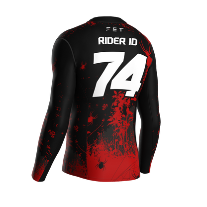 HALLOWEEN SEASON MX JERSEY RED - CUSTOM ID