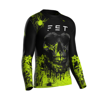 HALLOWEEN SEASON MX JERSEY GREEN - CUSTOM ID