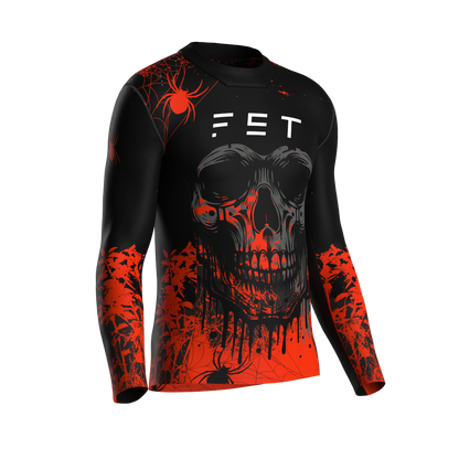 HALLOWEEN SEASON MX JERSEY ORANGE - CUSTOM ID