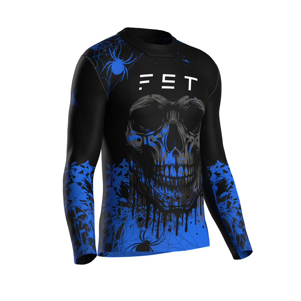 HALLOWEEN SEASON MX JERSEY BLUE - CUSTOM ID