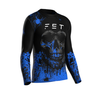 HALLOWEEN SEASON MX JERSEY BLUE - CUSTOM ID