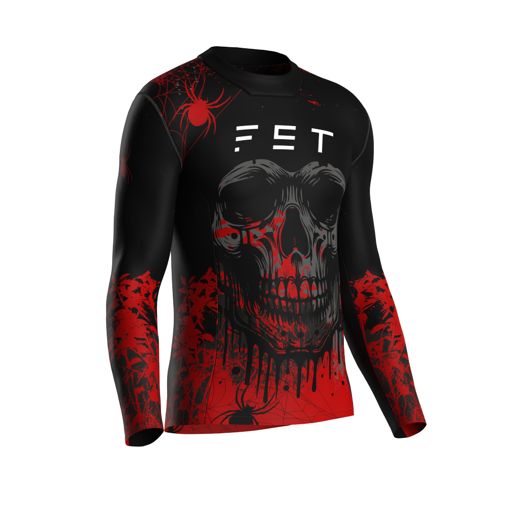 HALLOWEEN SEASON MX JERSEY RED - CUSTOM ID