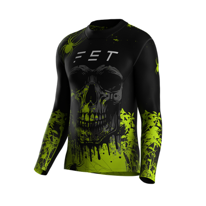 HALLOWEEN SEASON MX JERSEY GREEN - CUSTOM ID