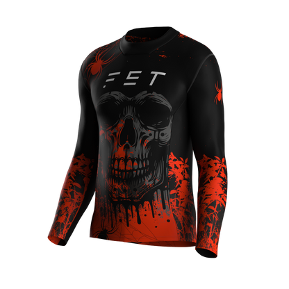 HALLOWEEN SEASON MX JERSEY ORANGE - CUSTOM ID