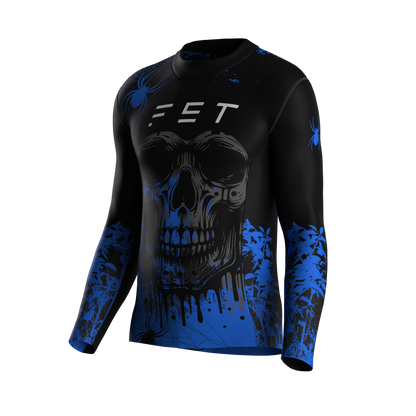HALLOWEEN SEASON MX JERSEY BLUE - CUSTOM ID