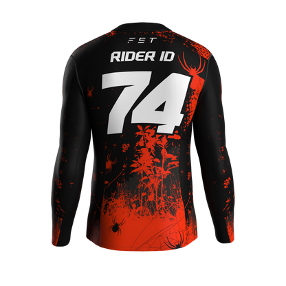 HALLOWEEN SEASON MX JERSEY ORANGE - CUSTOM ID