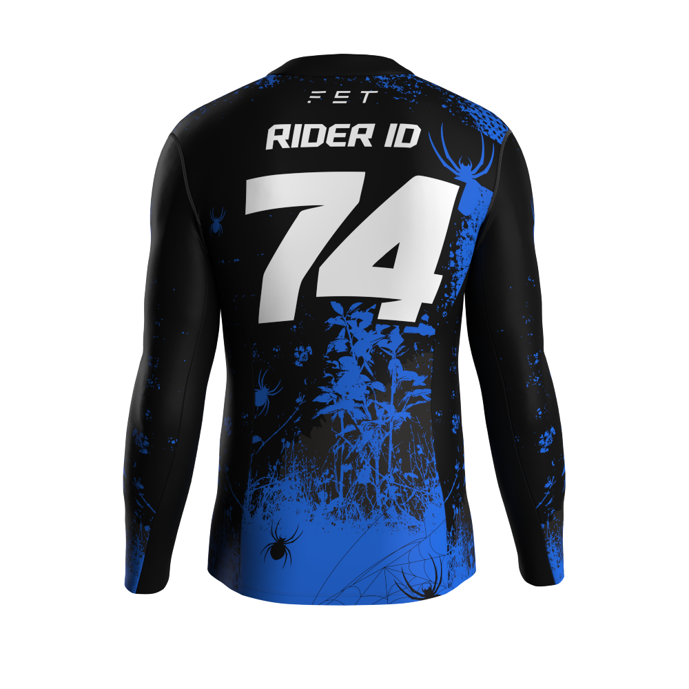 HALLOWEEN SEASON MX JERSEY BLUE - CUSTOM ID