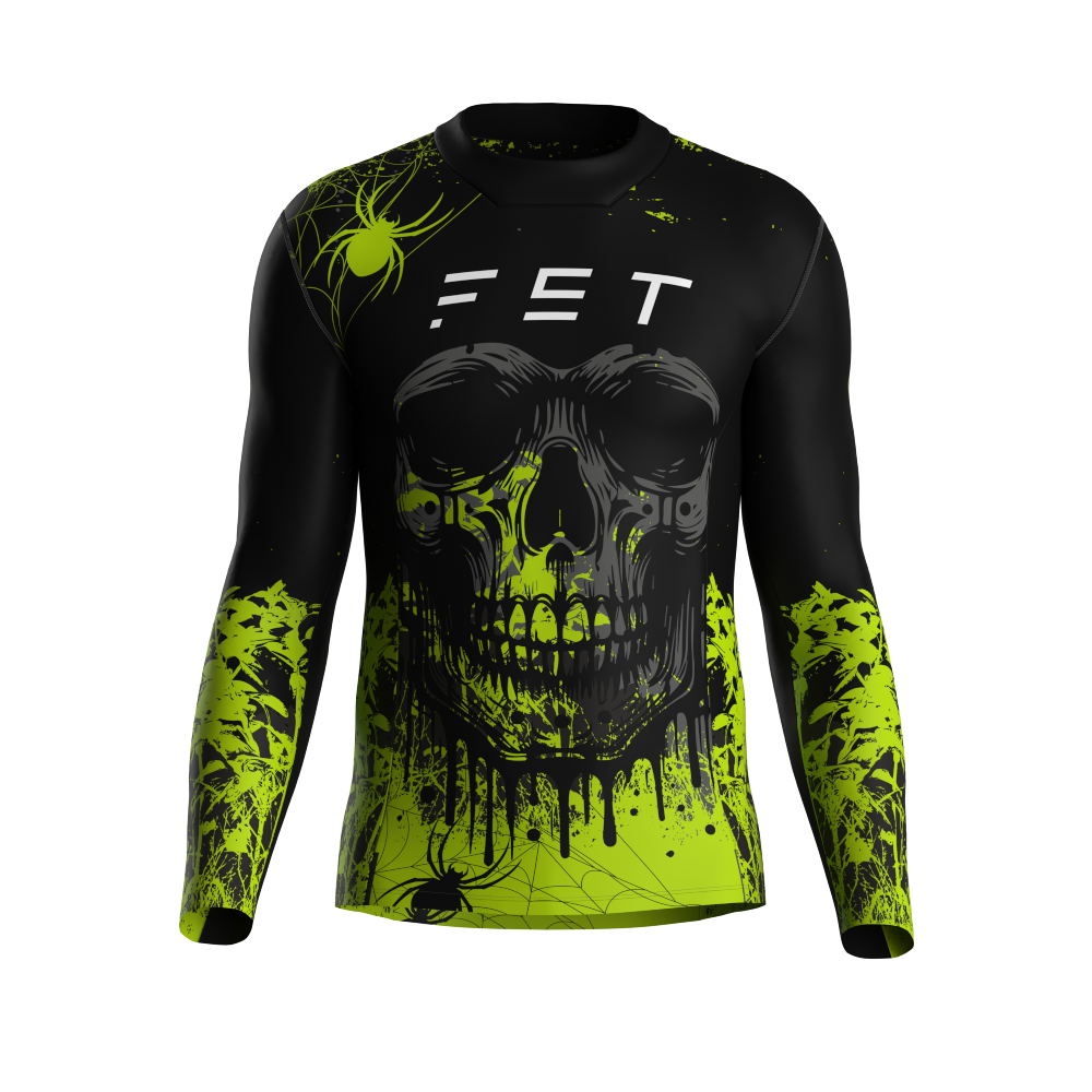 HALLOWEEN SEASON MX JERSEY GREEN - CUSTOM ID
