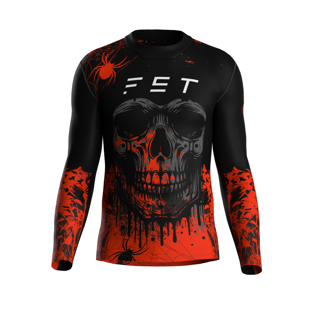 HALLOWEEN SEASON MX JERSEY ORANGE - CUSTOM ID