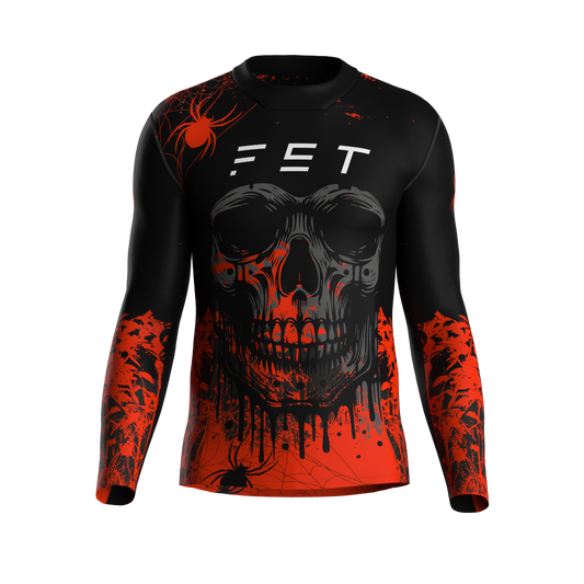 HALLOWEEN SEASON MX JERSEY ORANGE - CUSTOM ID