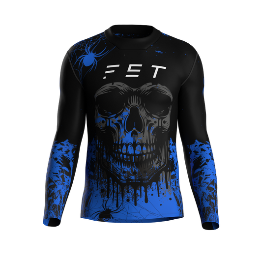 HALLOWEEN SEASON MX JERSEY BLUE - CUSTOM ID