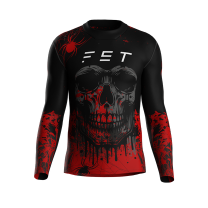 HALLOWEEN SEASON MX JERSEY RED - CUSTOM ID