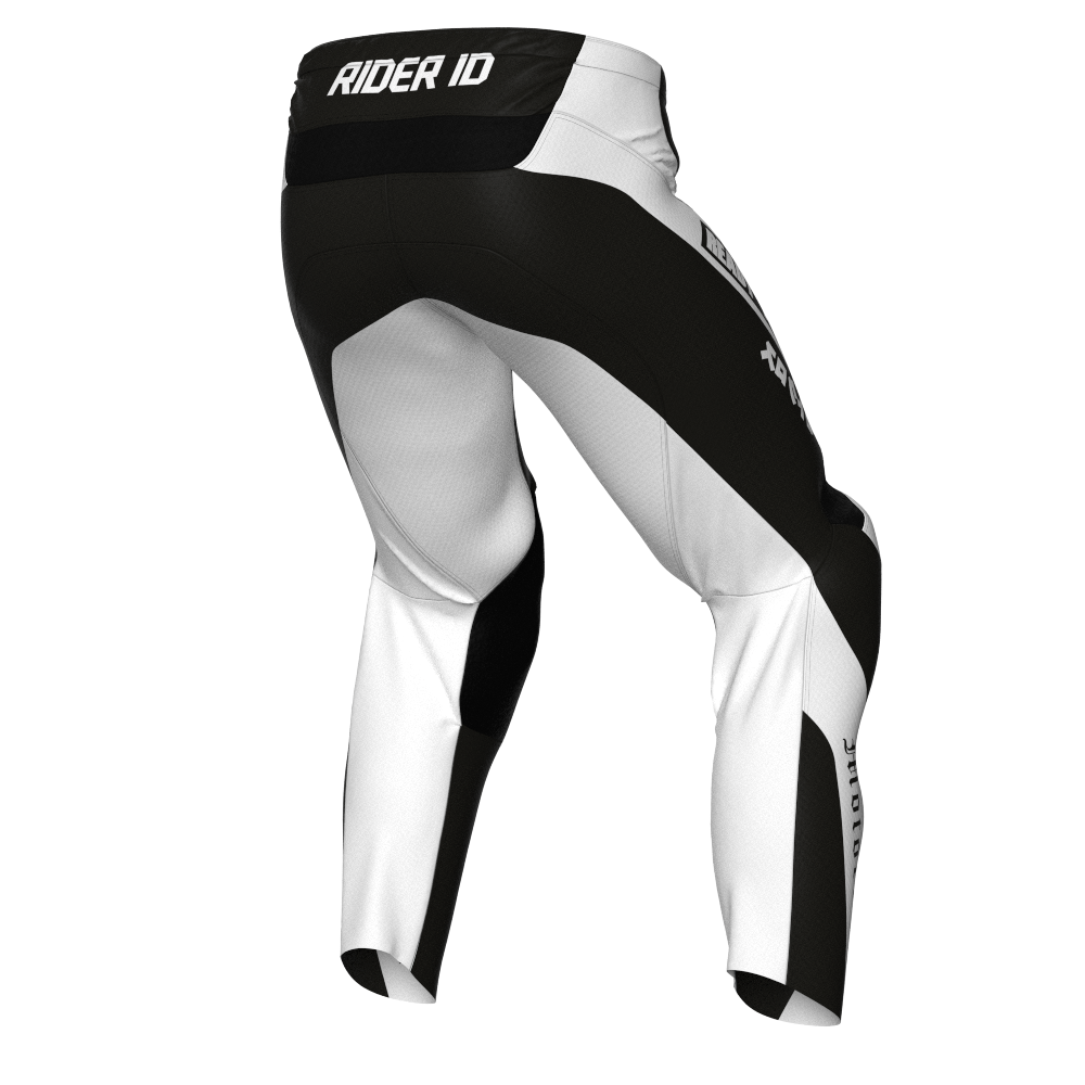 NEW! Motocross Pants - Hero Black/White, Custom ID