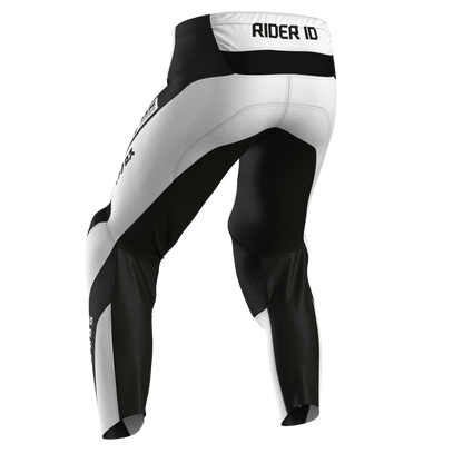 NEW! Motocross Pants - Hero White/Black, Custom ID