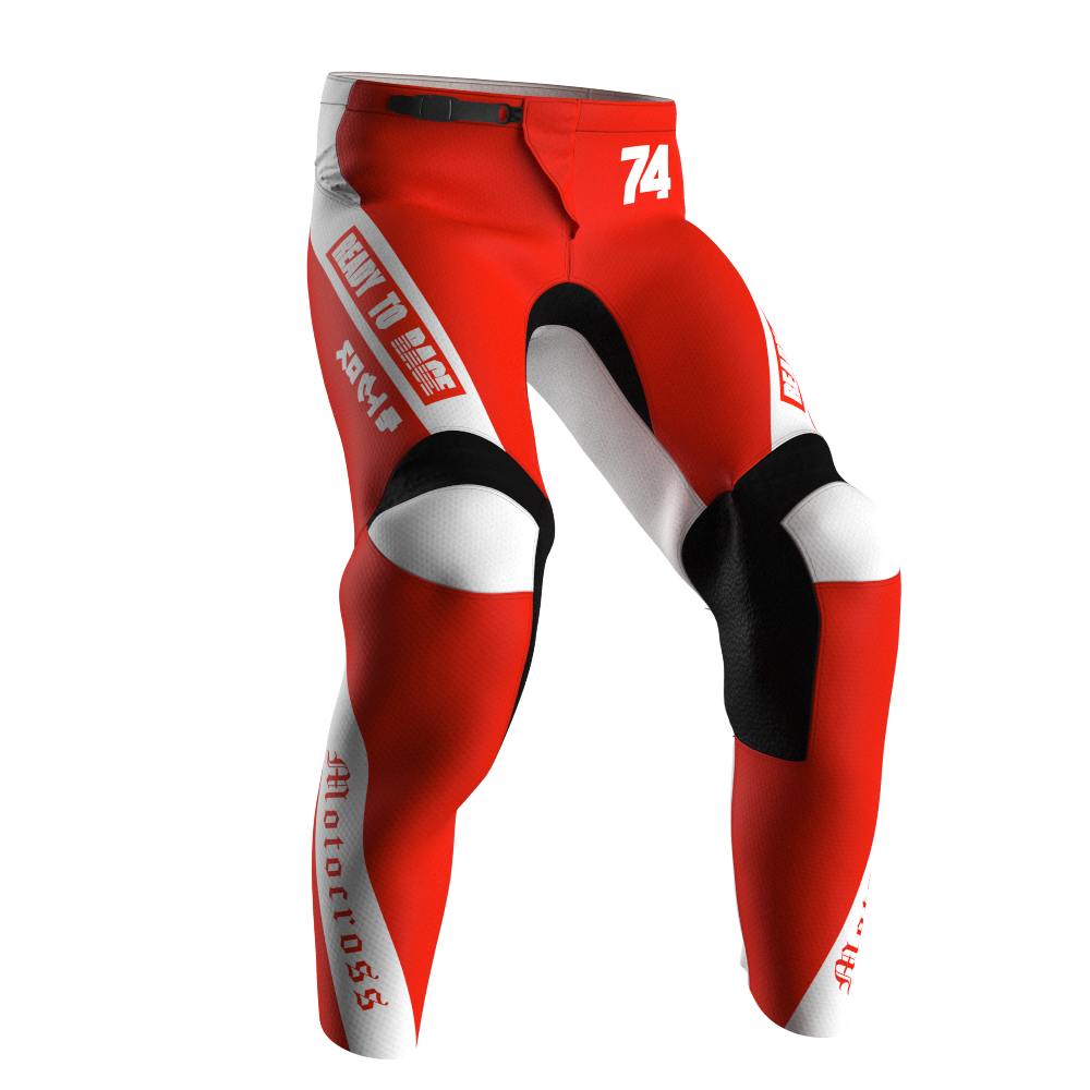 NEW! Motocross Pants - Hero Red, Custom ID