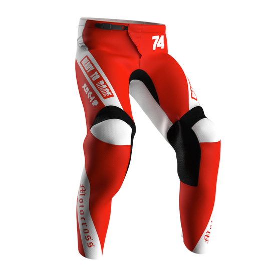 NEW! Motocross Pants - Hero Red, Custom ID