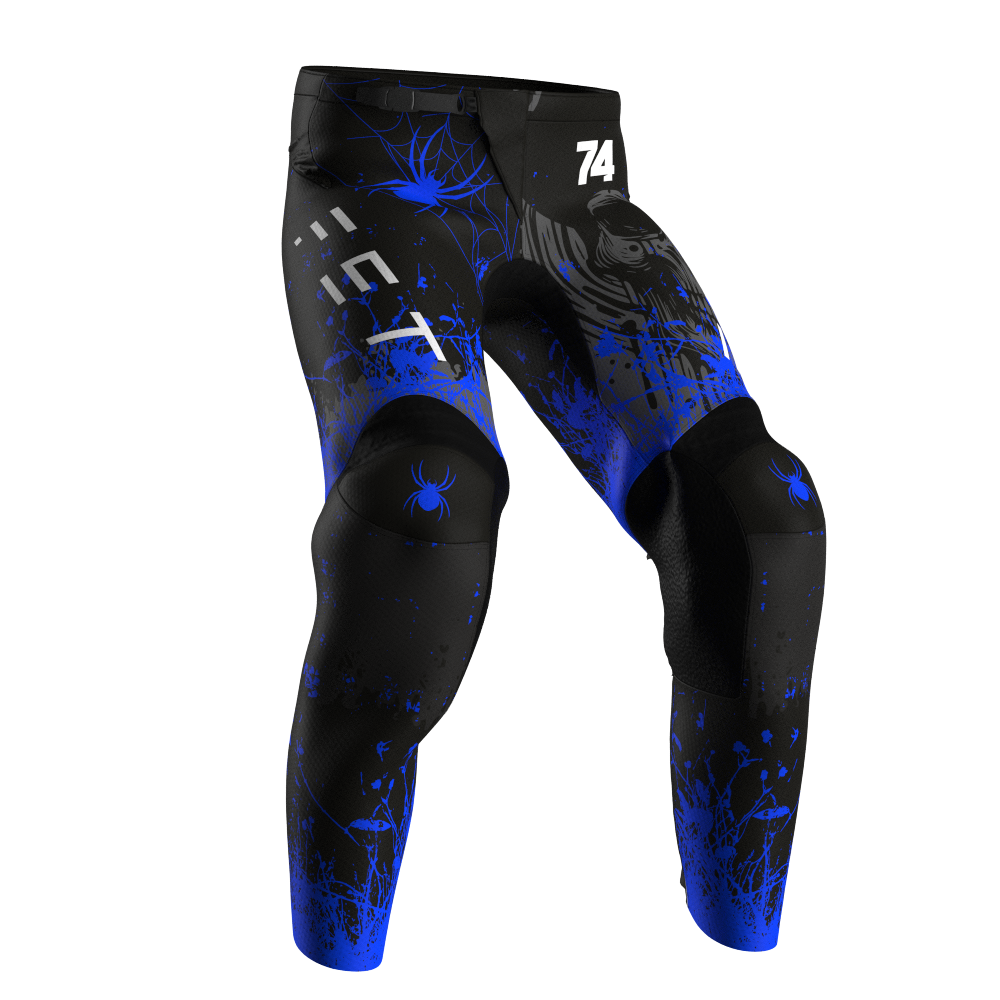 NEW! Motocross Pants - Halloween Blue, Custom ID
