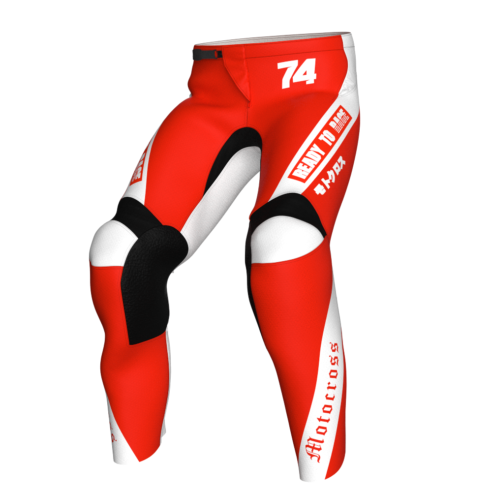 NEW! Motocross Pants - Hero Red, Custom ID