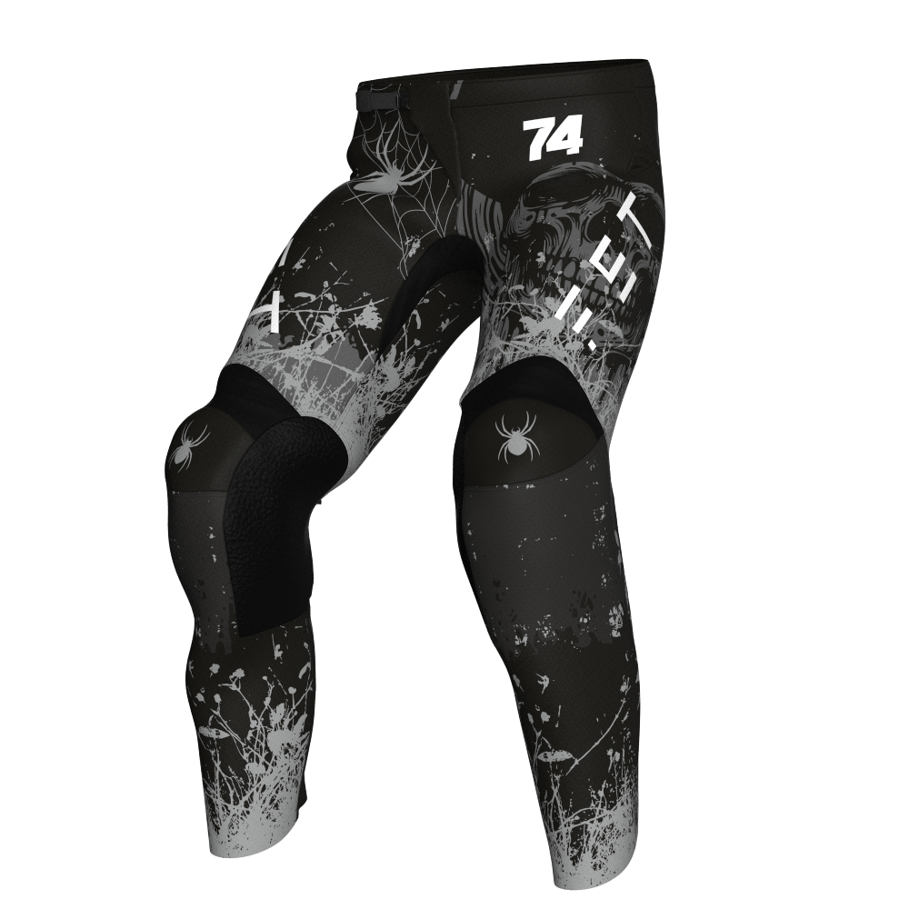 NEW! Motocross Pants - Halloween Gray, Custom ID