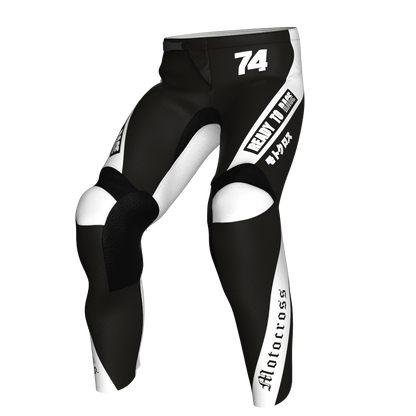 NEW! Motocross Pants - Hero Black/White, Custom ID