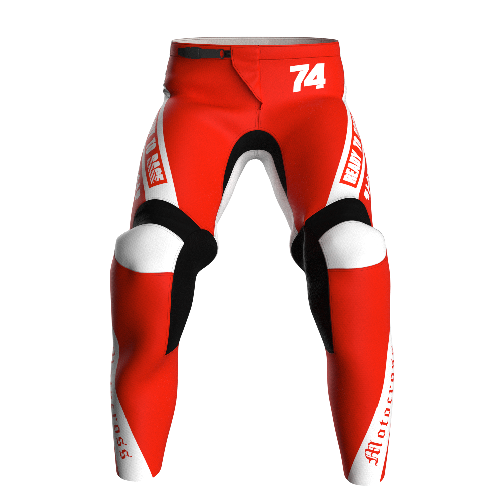 NEW! Motocross Pants - Hero Red, Custom ID