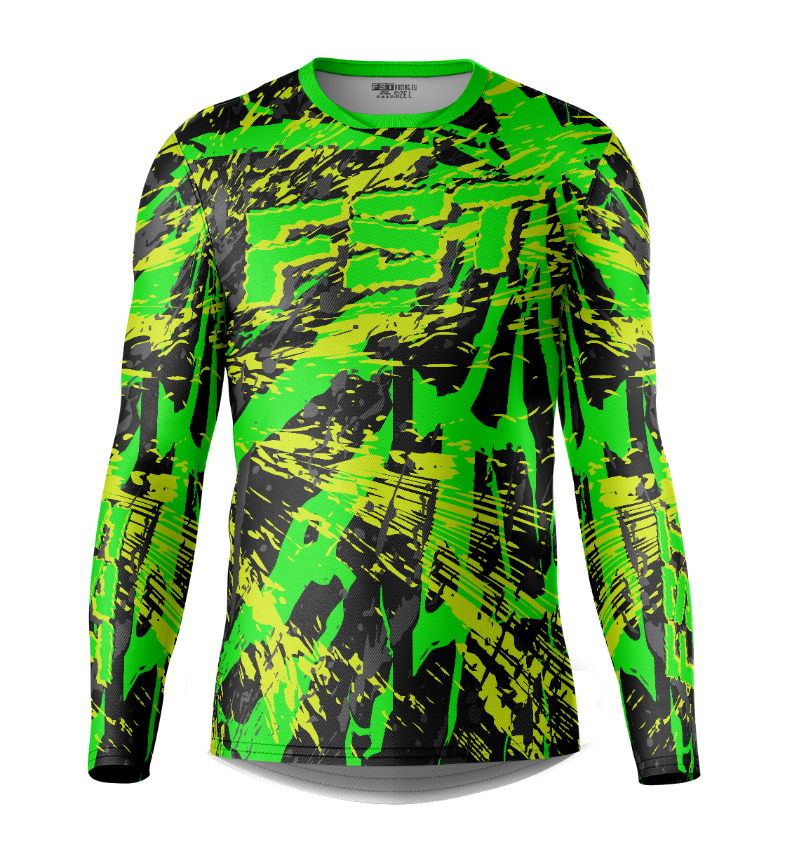 Venom Green/Gray Motocross Jersey