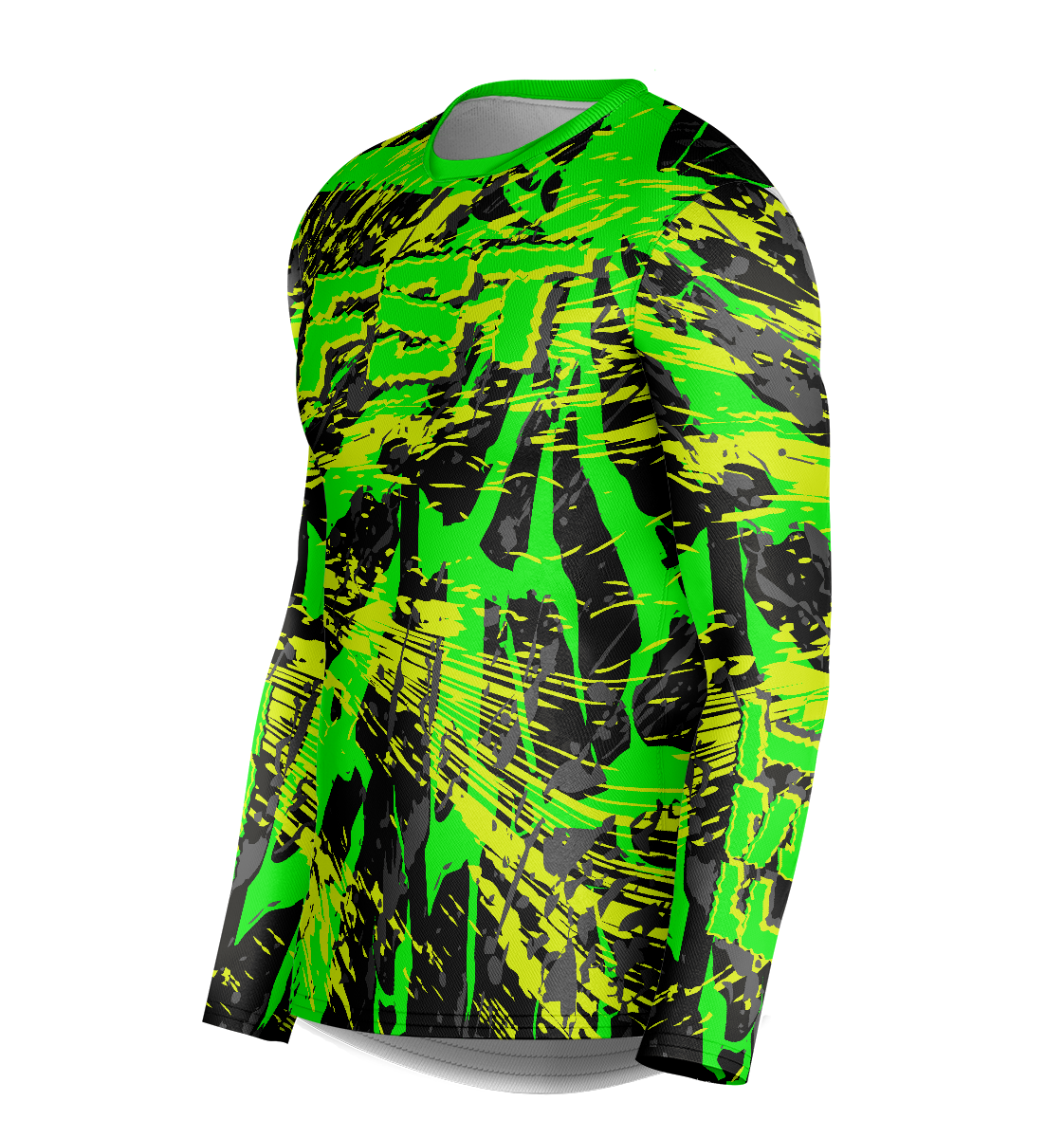Venom Green/Gray Motocross Jersey