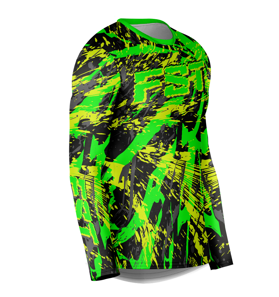 Venom Green/Gray Motocross Jersey