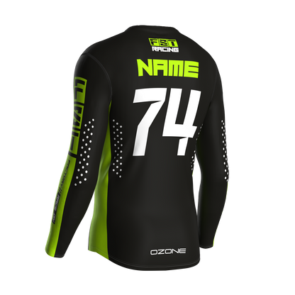 MX jersey slim fit Villain black neo