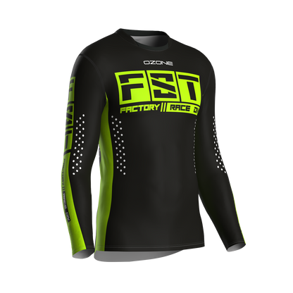 MX jersey slim fit Villain black neo