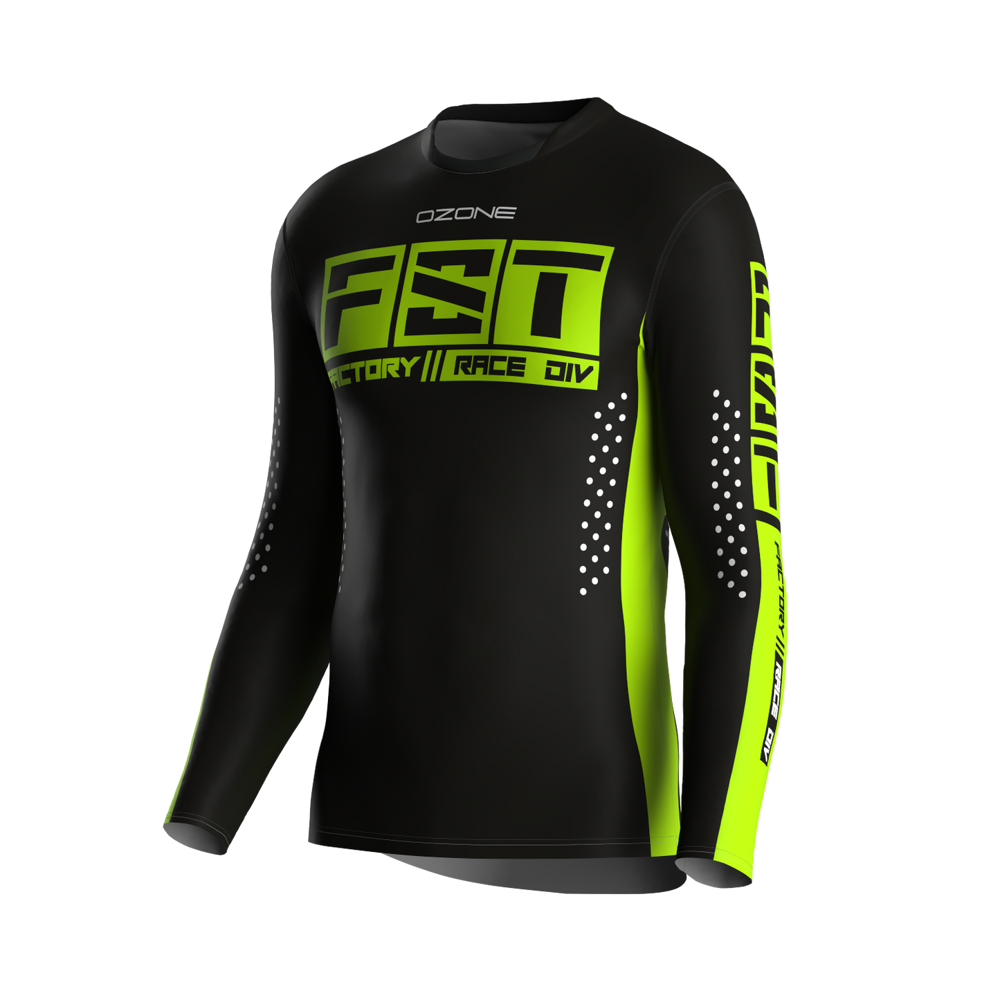 MX jersey slim fit Villain black neo