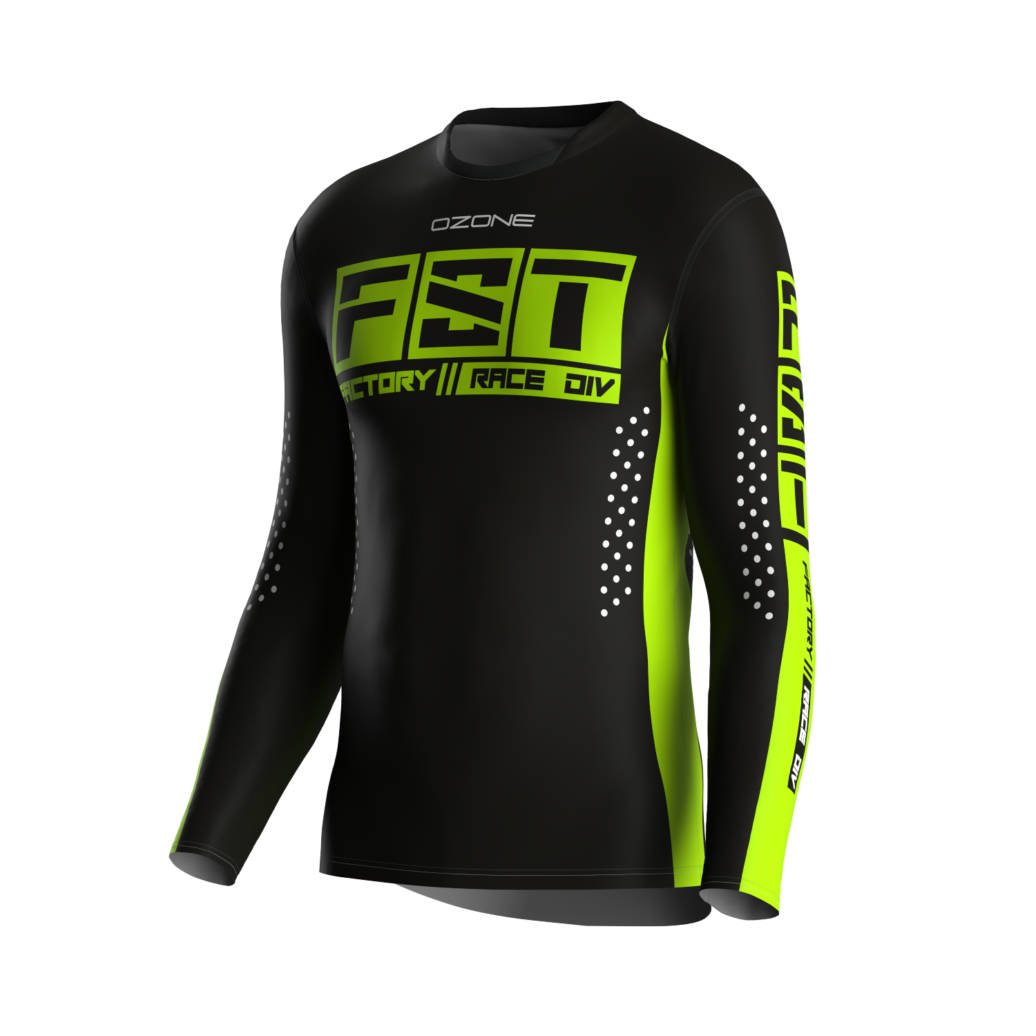 MX jersey slim fit Villain black neo