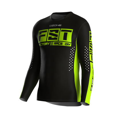 MX jersey slim fit Villain black neo