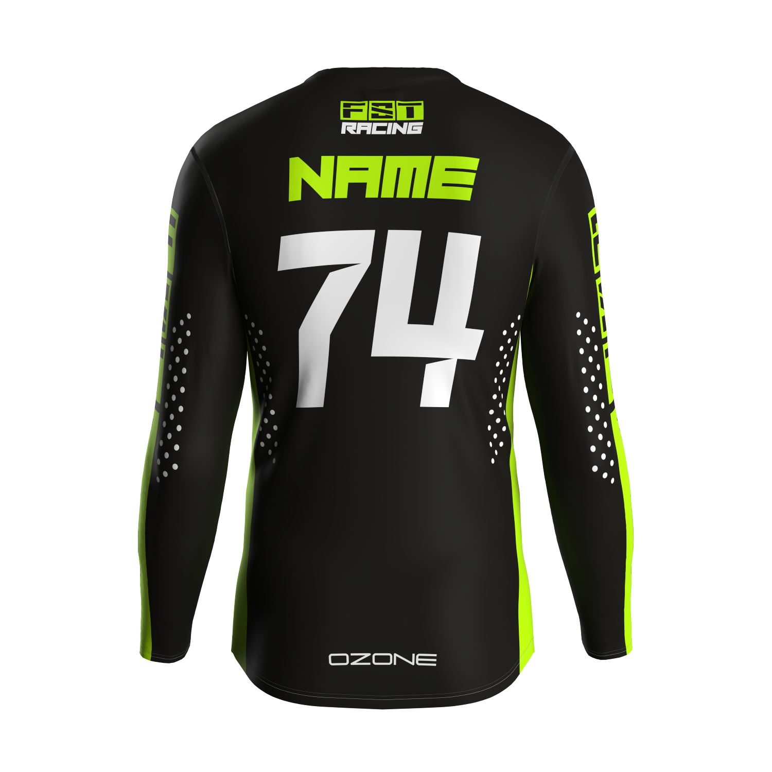 MX jersey slim fit Villain black neo