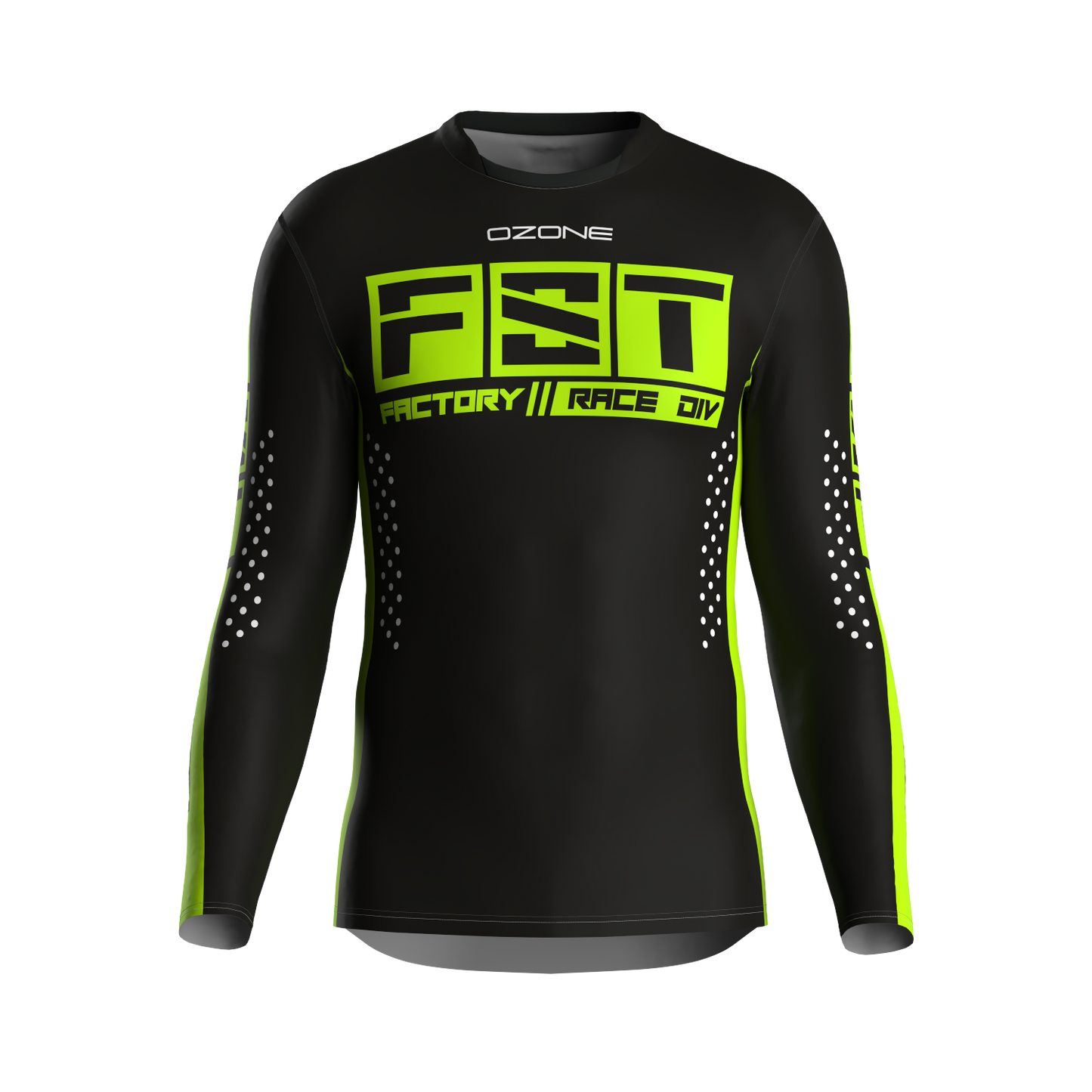 MX jersey slim fit Villain black neo