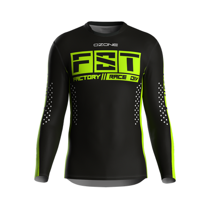 MX jersey slim fit Villain black neo