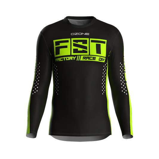 MX jersey slim fit Villain black neo