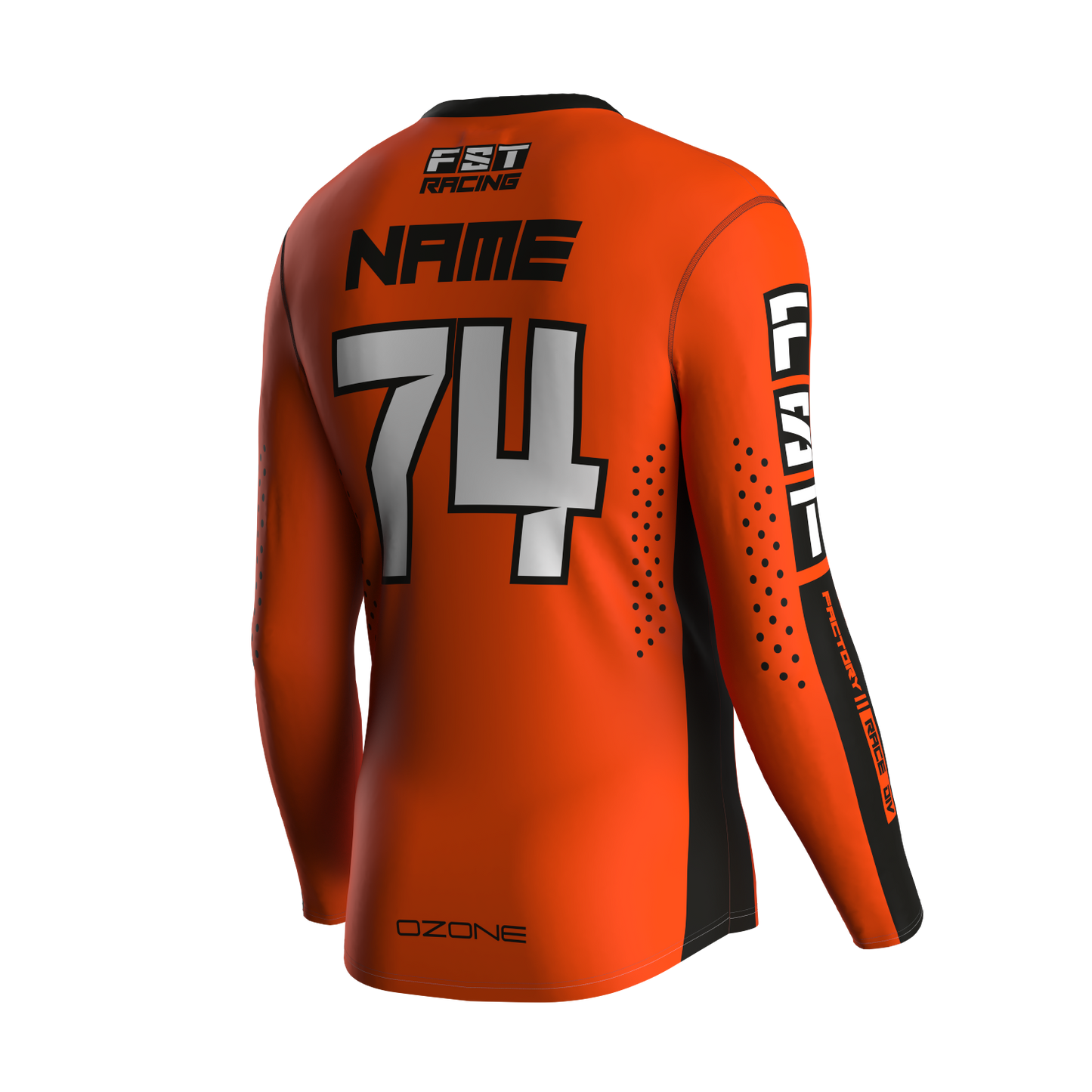 MX jersey slim fit Villain orange