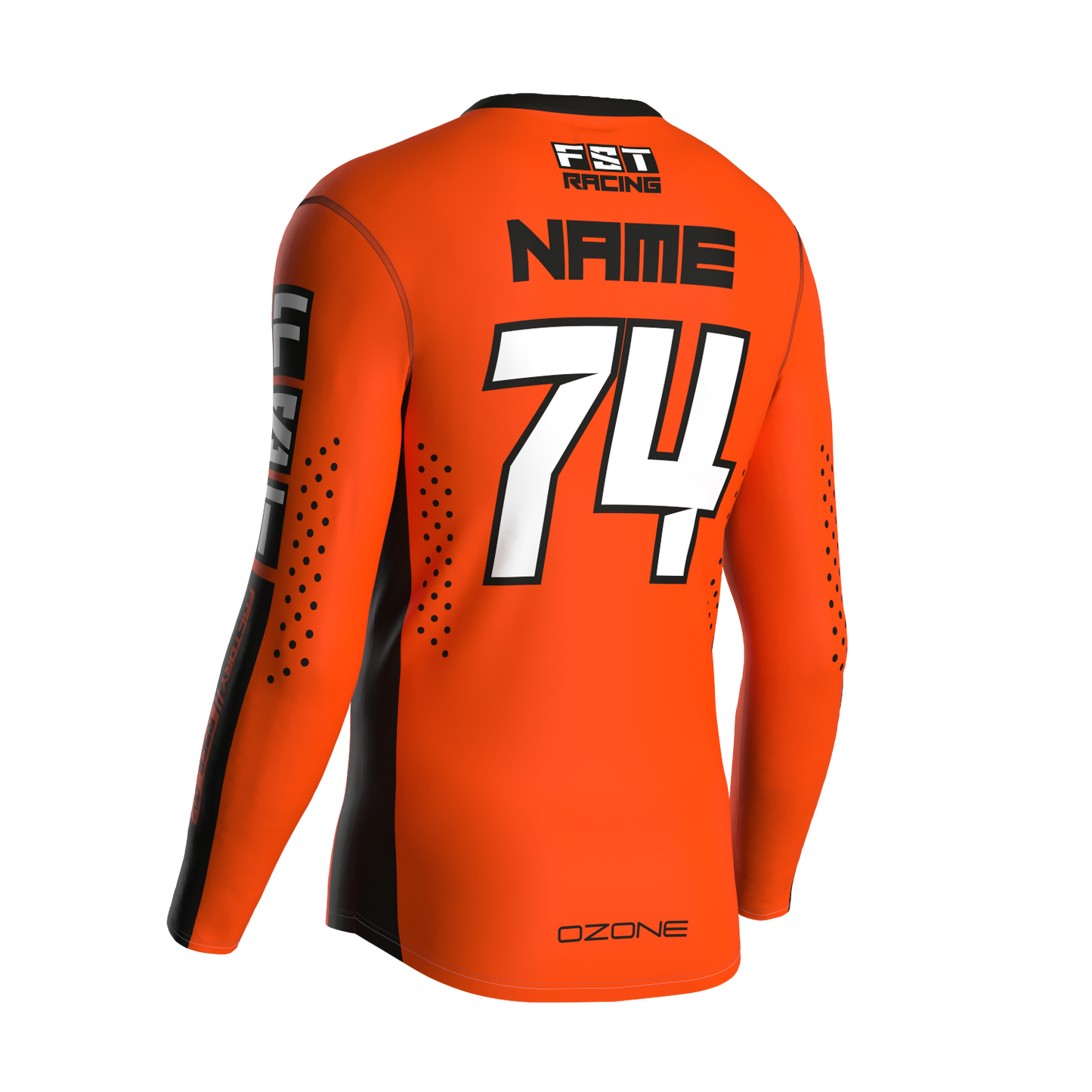 MX jersey slim fit Villain orange