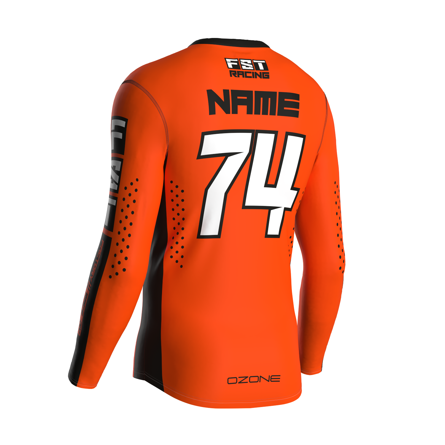 MX jersey slim fit Villain orange