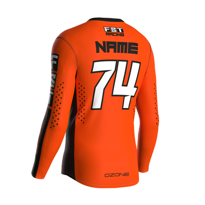 MX jersey slim fit Villain orange