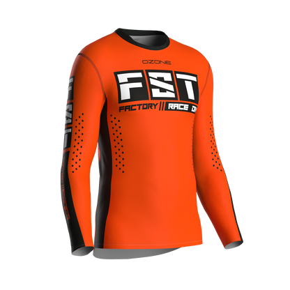 MX jersey slim fit Villain orange
