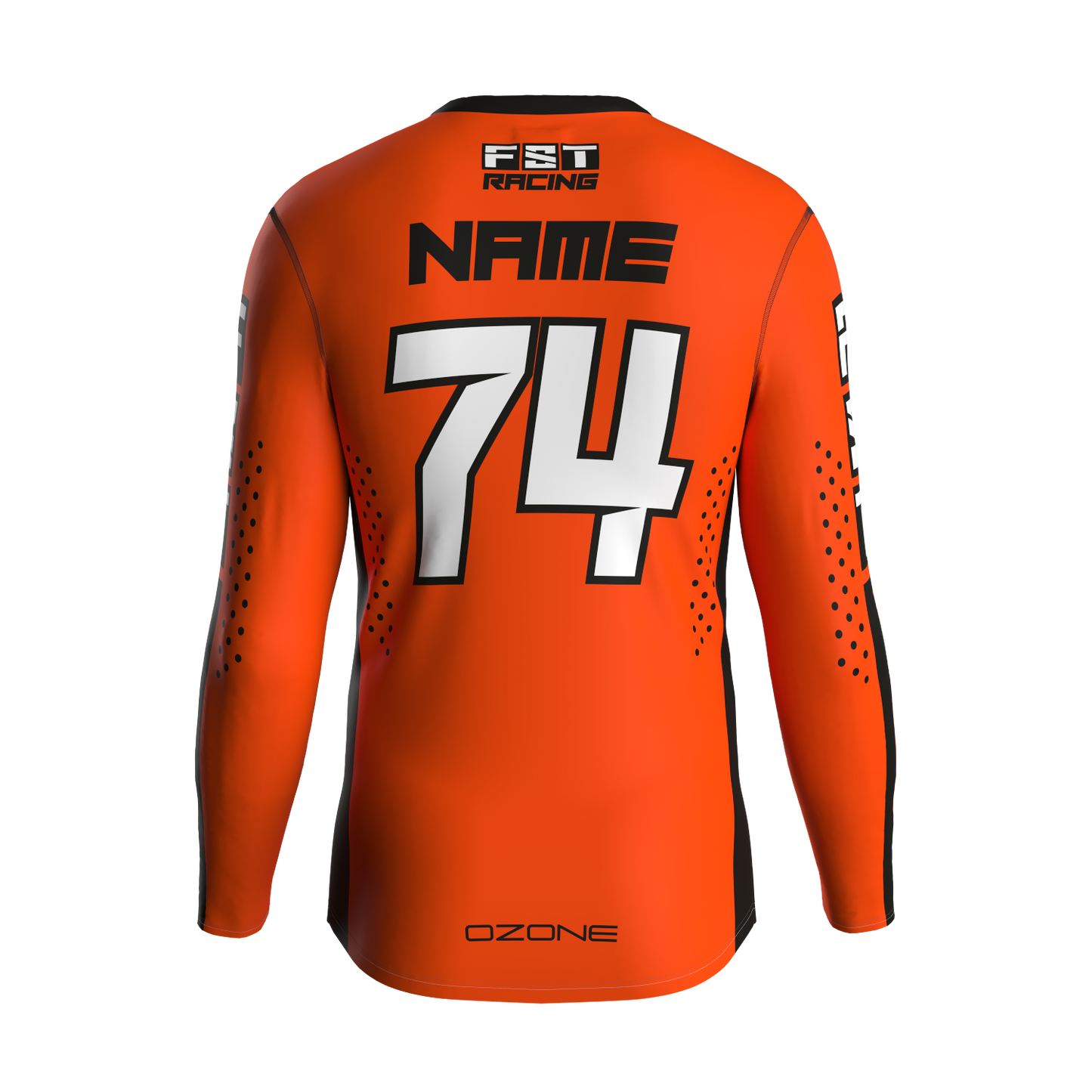 MX jersey slim fit Villain orange