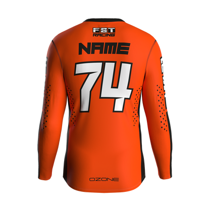 MX jersey slim fit Villain orange