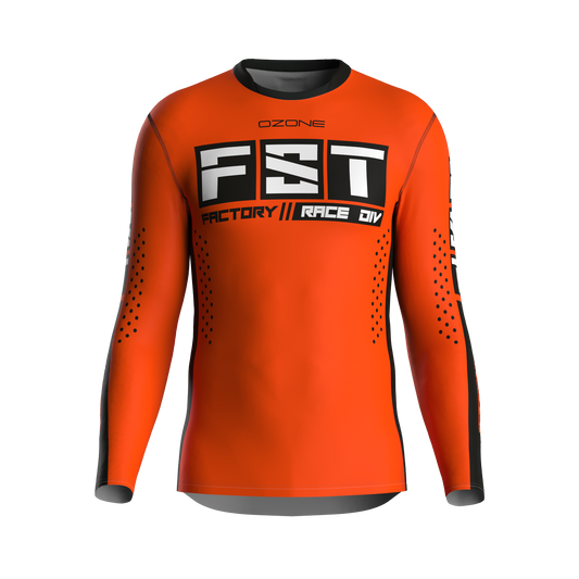 MX jersey slim fit Villain orange