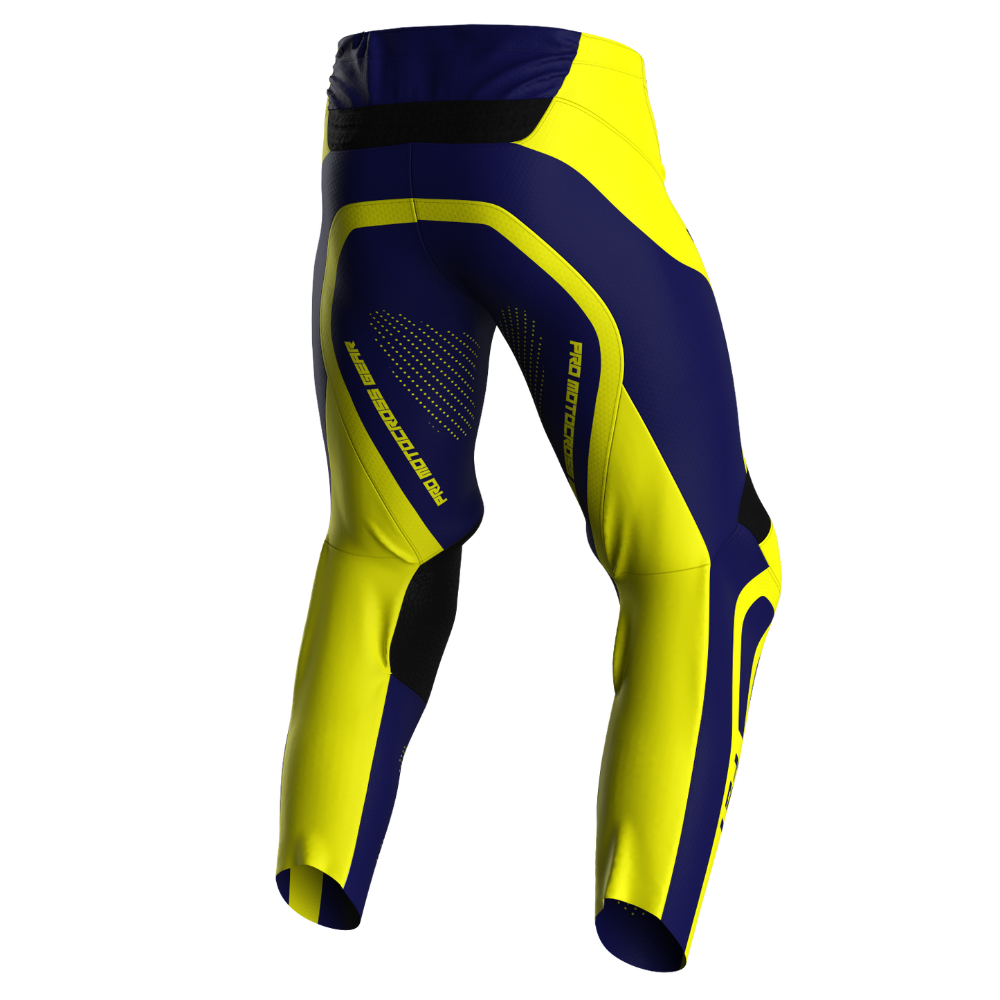 NEW! Motocross Pants - PRO Blue/Yellow, Custom ID