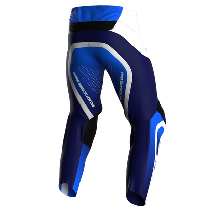 NEW! Motocross Pants - PRO Blue/White, Custom ID