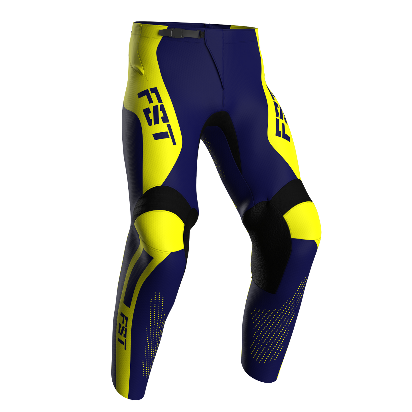NEW! Motocross Pants - PRO Blue/Yellow, Custom ID