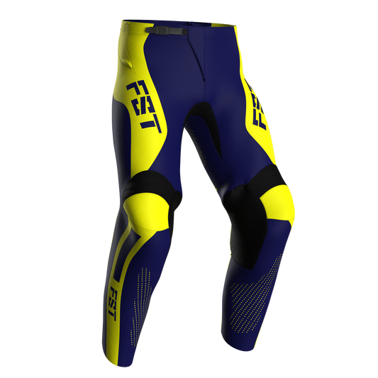 NEW! Motocross Pants - PRO Blue/Yellow, Custom ID